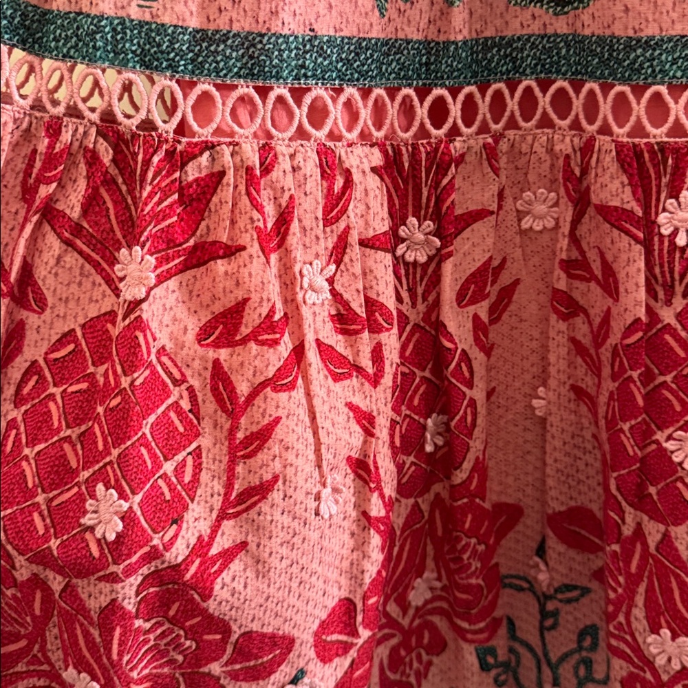 SALE FARM RIO Anika Print Macaws Maxi Skirt - Picture 6 of 7